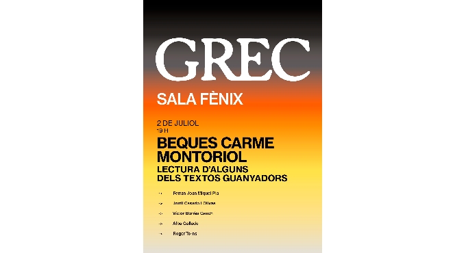 GREC // Beques Carme Montoriol // Lectures