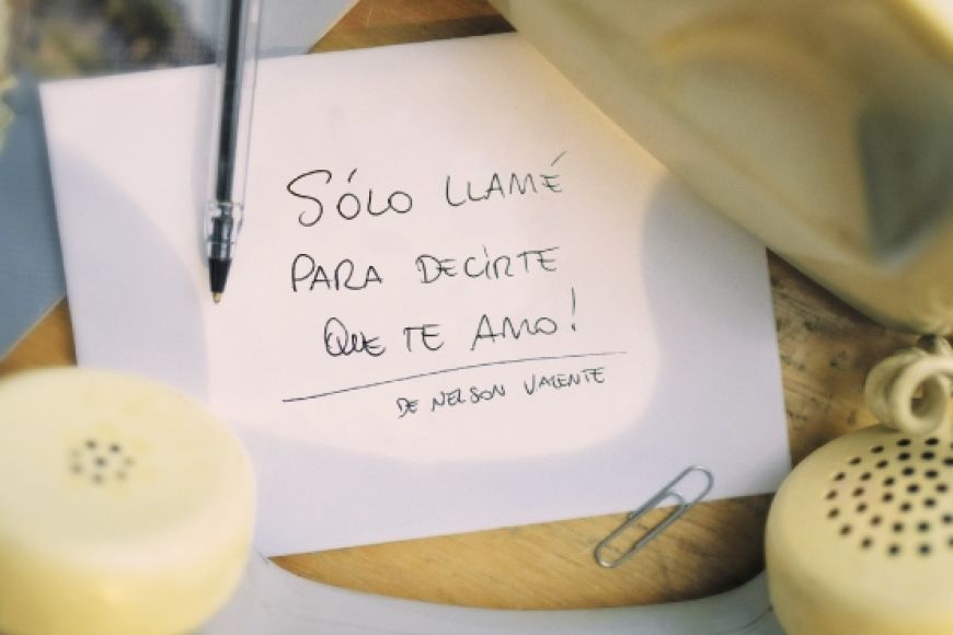 SÓLO LLAMÉ PARA DECIRTE QUE TE AMO