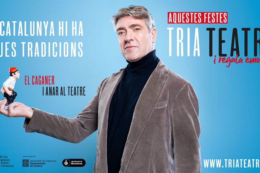 Pere Arquillue i dos opcions: caganer o teatre Pere Arquillue i dos opcions: caganer o teatre